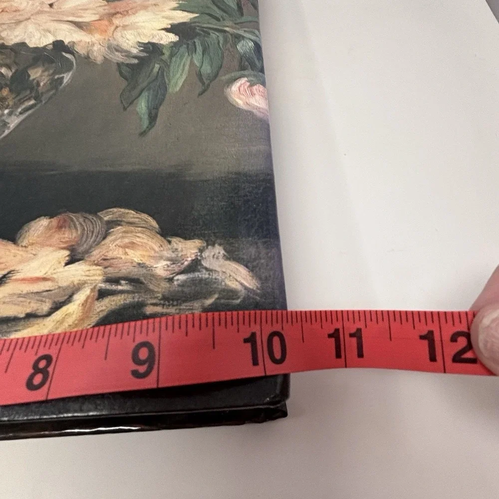 Vintage Manet Vase‎ with Peonies Stationery Box Set Writing Paper Desk Organizer